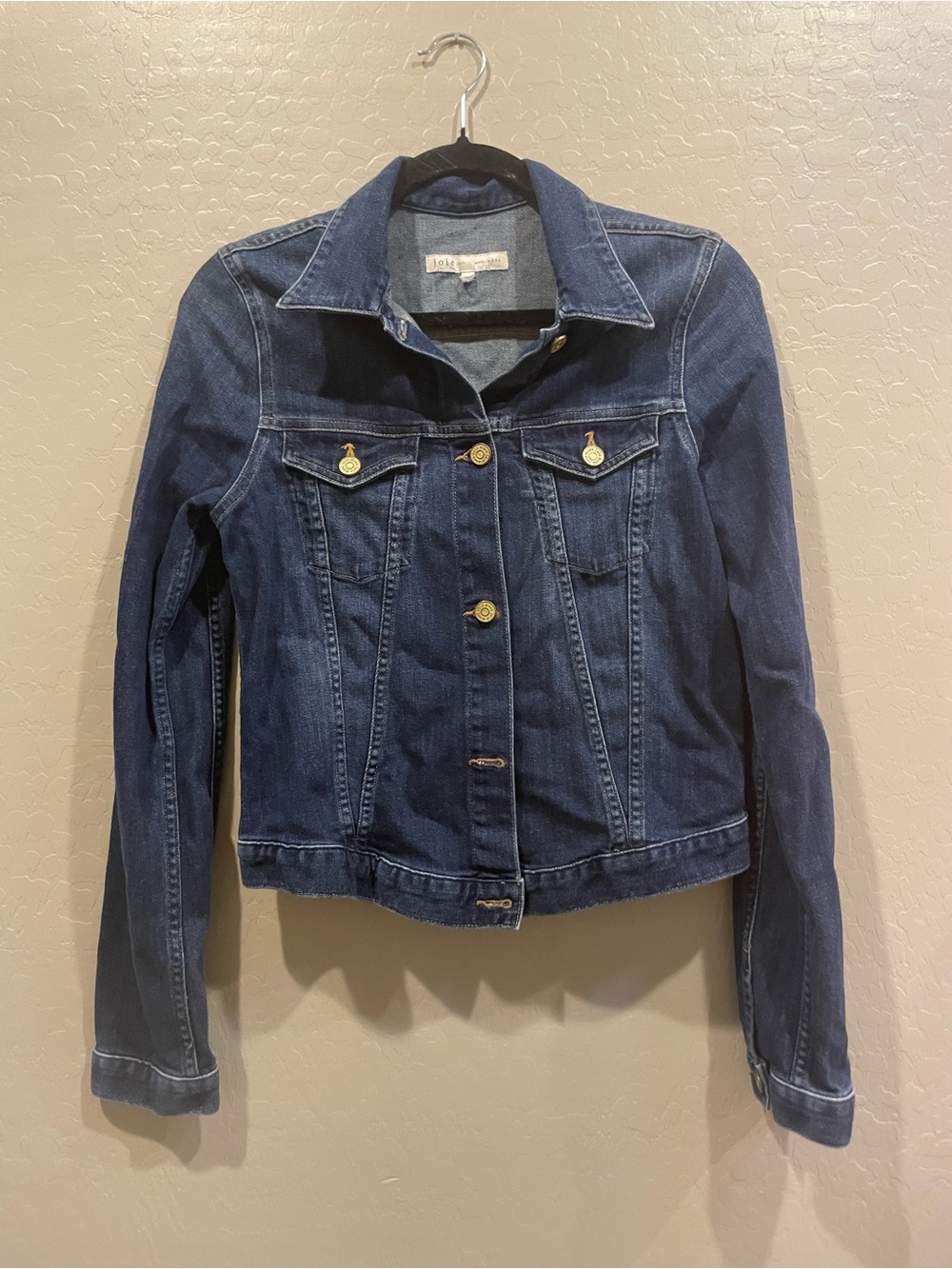Joie Dark Blue Denim Jean Jacket